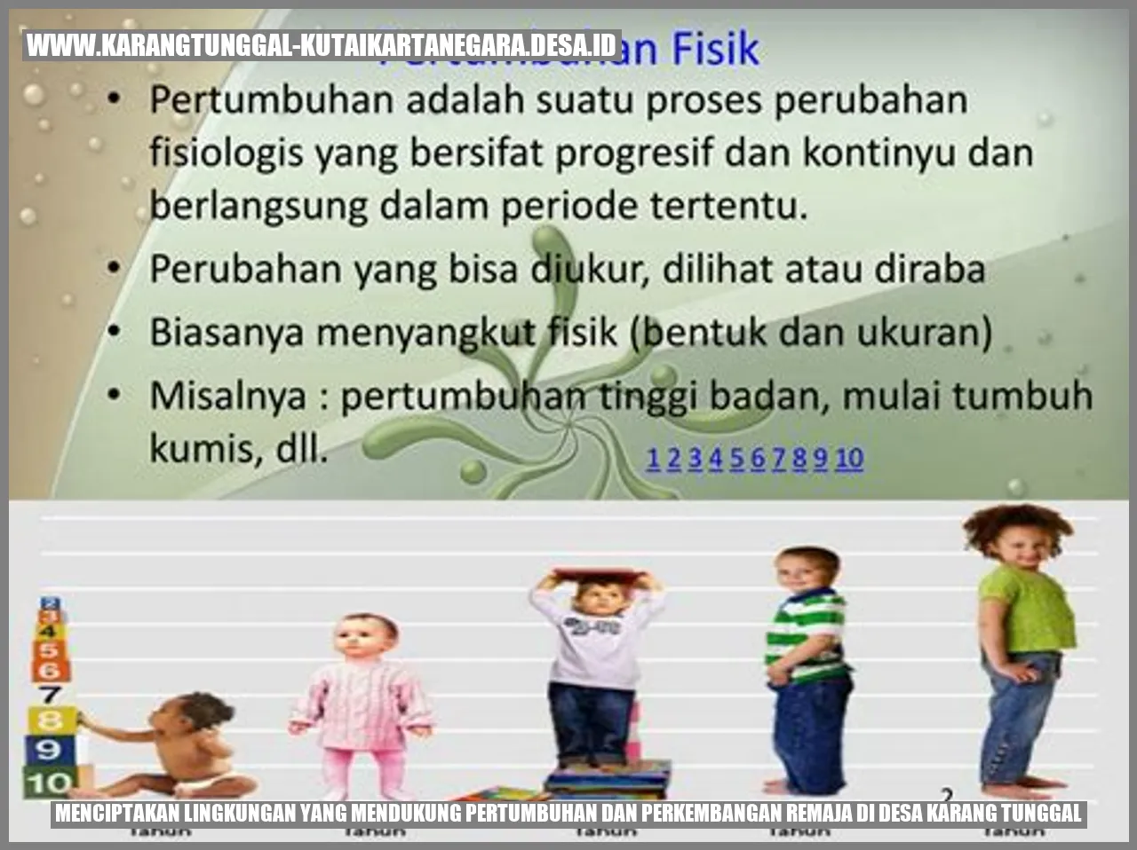 Menciptakan Lingkungan yang Mendukung Pertumbuhan dan Perkembangan Remaja di Desa Karang Tunggal
