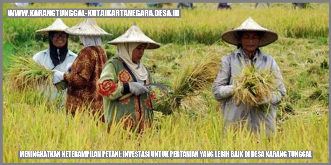 Meningkatkan Keterampilan Petani: Investasi untuk Pertanian yang Lebih Baik di Desa Karang Tunggal