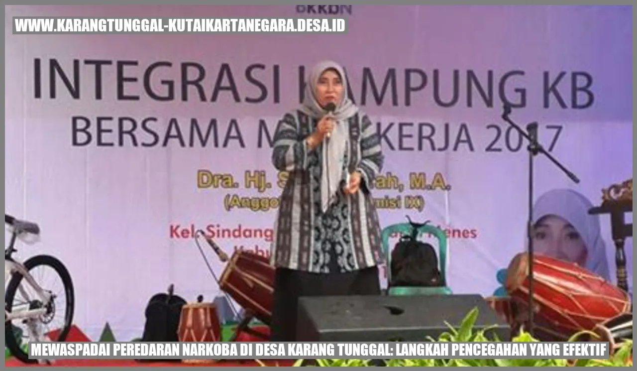 Mewaspadai Peredaran Narkoba di Desa Karang Tunggal: Langkah Pencegahan yang Efektif