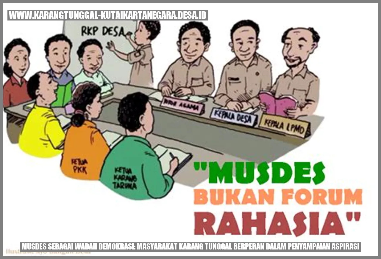 Musdes sebagai Wadah Demokrasi: Masyarakat Karang Tunggal Berperan dalam Penyampaian Aspirasi